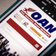 A phone showing the main site for One America News Network.